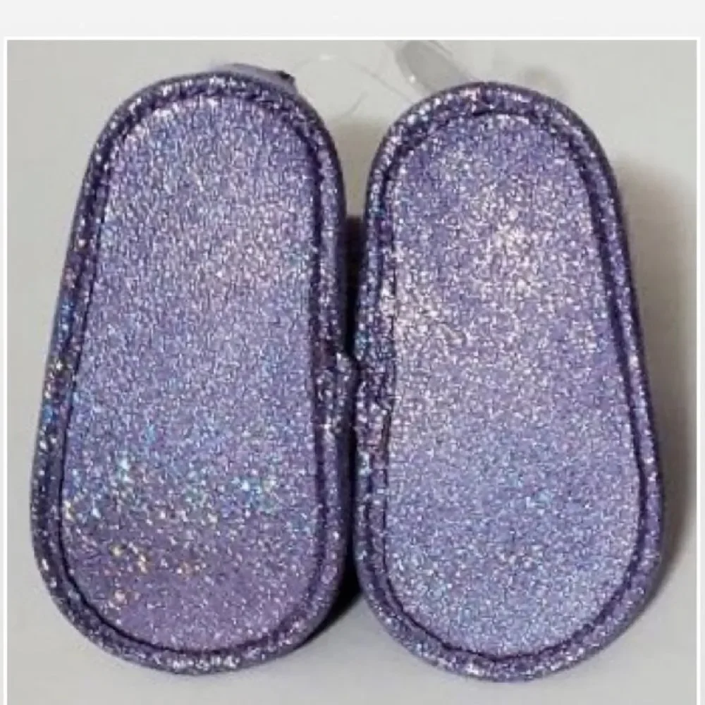 New Stepping Stones Boots Baby Purple Sparkle Boot Kid Shoe NWT